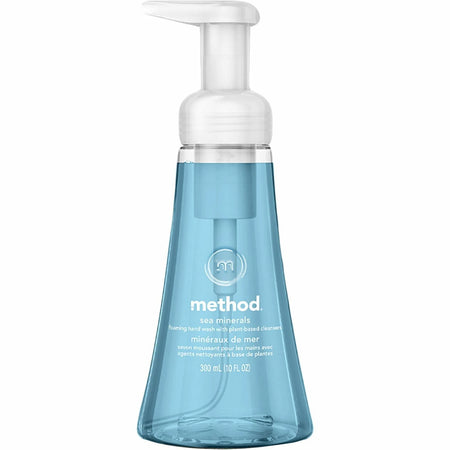 Method Foaming Hand Soap: Sea Mineral Scent 10 fl oz Pump Bottle - Rich Lather Non-toxic - Soaps/Cleaners