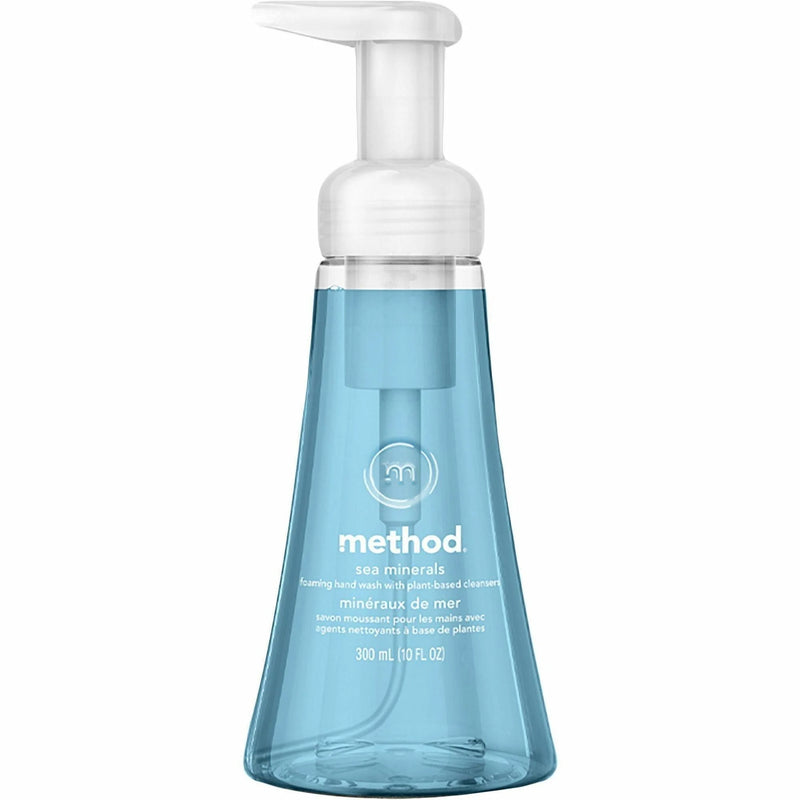 Method Foaming Hand Soap: Sea Mineral Scent 10 fl oz Pump Bottle - Rich Lather Non-toxic - Soaps/Cleaners