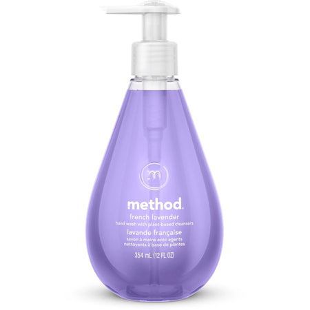 Method Gel Hand Soap: French Lavender Scent 12 fl oz Bacteria Remover - Soaps/Cleaners