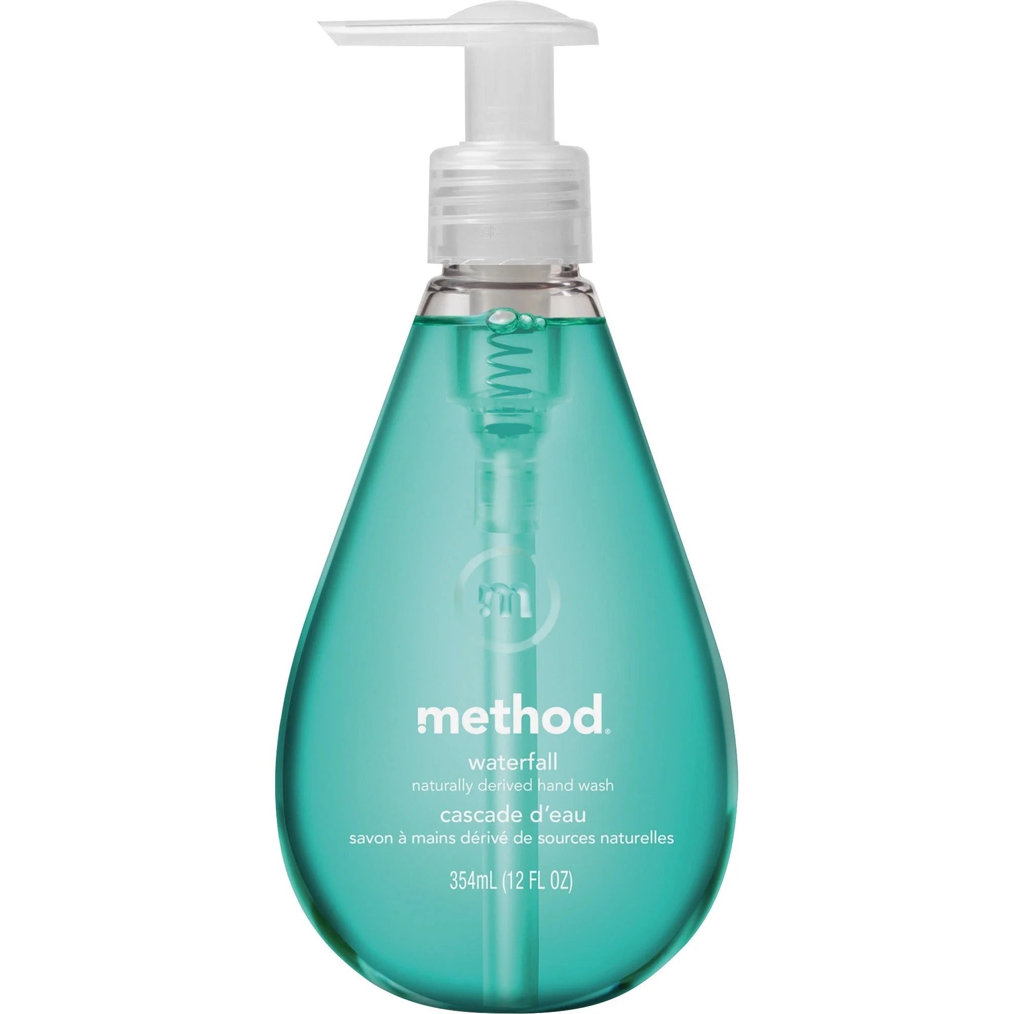 Method Gel Hand Soap: Waterfall Scent 12 fl oz Pump Bottle - Aqua - Soaps/Cleaners