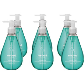 Method Gel Hand Soap: Waterfall Scent 12 fl oz Pump Bottle Dispenser - Soaps/Cleaners