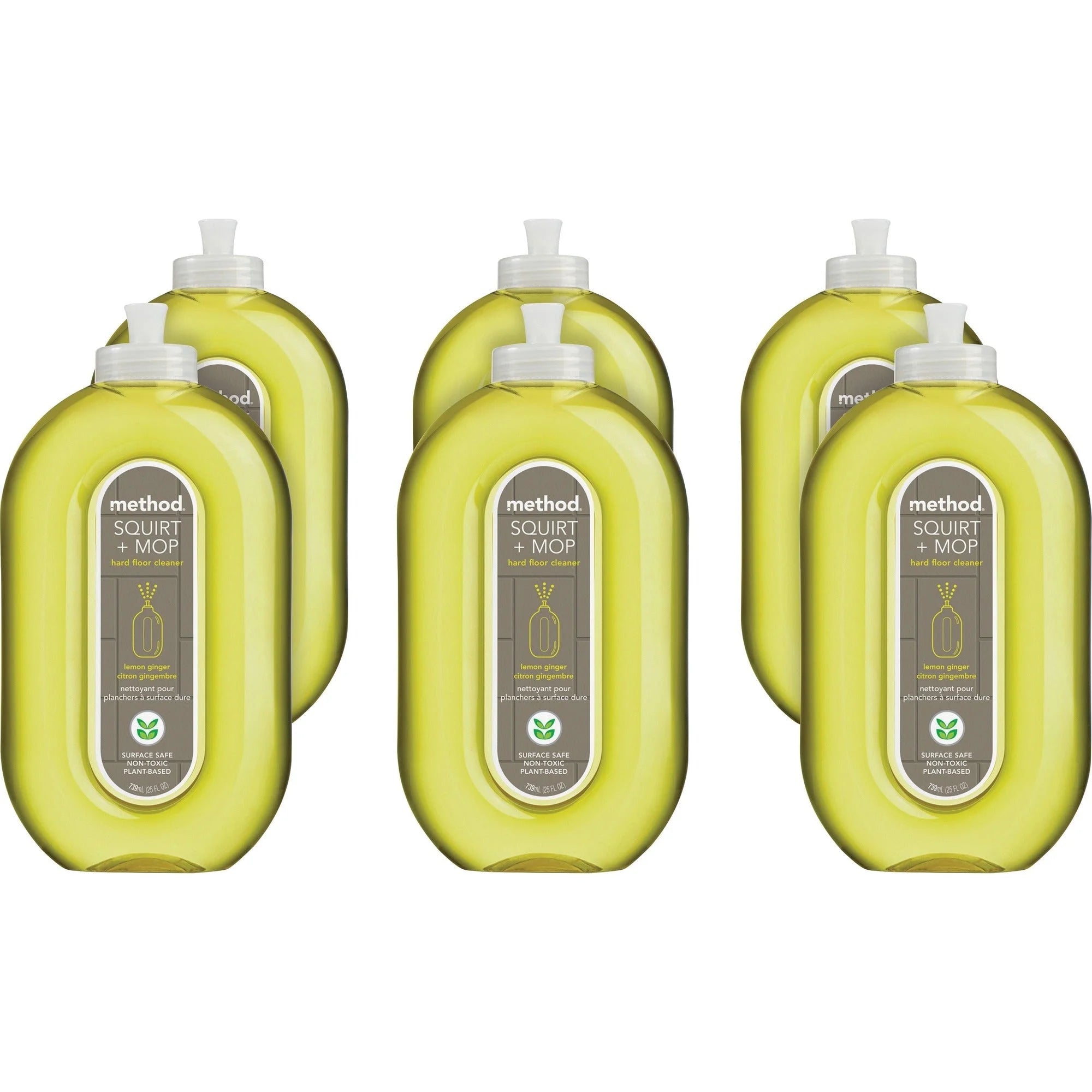 Method Squirt + Mop Hard Floor Cleaner: Lemon Ginger Scent Non-toxic - 25 fl oz - Floor/Carpet Cleaners & Protectors