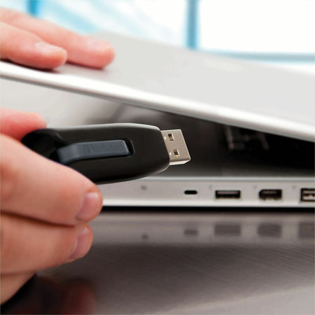 Verbatim 128GB Store 'n' Go V3 USB 3.2 Gen 1 Flash Drive - Gray - Alternate-Image10
