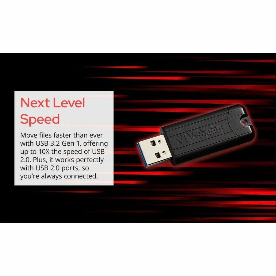 Verbatim 32GB PinStripe USB 3.2 Flash Drive Business Pack - Alternate-Image3