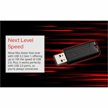 Verbatim 32GB PinStripe USB 3.2 Flash Drive Business Pack - Alternate-Image3