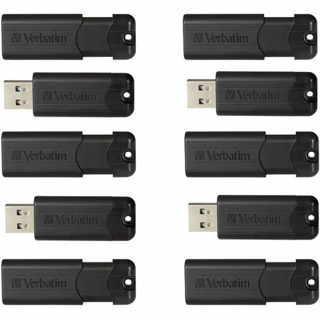Microban 32GB PinStripe USB 3.2 Flash Drive Business Pack - Reliable Storage Solution - Memory & Drives
