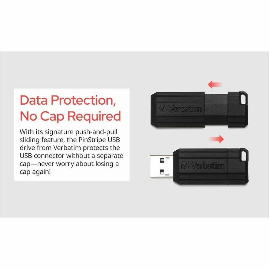 Verbatim PinStripe USB Flash Drive - Alternate-Image2