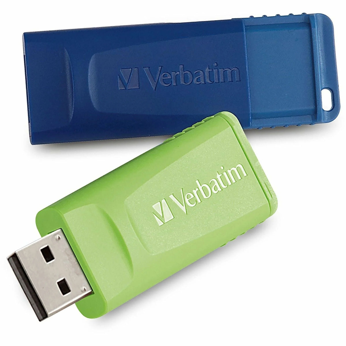 Microban Store ’n’ Go 32GB USB Flash Drive - 2pk Blue/Green - Lifetime Warranty - Memory & Drives