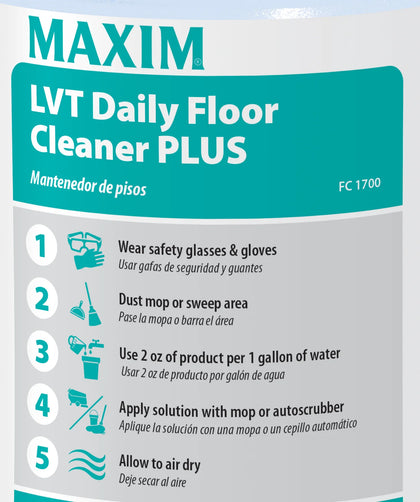 Midlab LVT Daily Floor Cleaner Plus 4 / Carton - Floor/Carpet Cleaners & Protectors