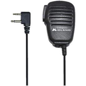 Midland AVPH10 Wired Handheld Microphone - Mini-phone Connectivity - Two-way & NOAA Radios