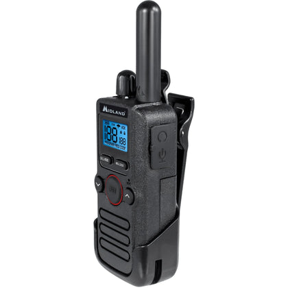 Midland Biztalk BR180: Compact Business Radio with 4 Channels & 142 Privacy Codes - Two-way NOAA Radios