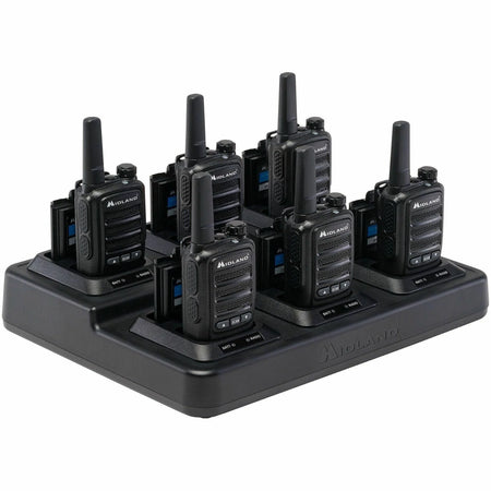 Midland BR10 Business Radio: Flashlight Drop Resistant Li-Ion - Black/Gray - Two-way & NOAA Radios