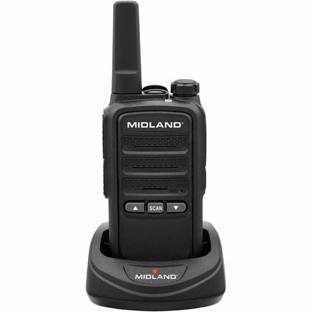 Midland BR10 License-Free Business Radio: Built-in Flashlight Drop Resistant - Two-way & NOAA Radios