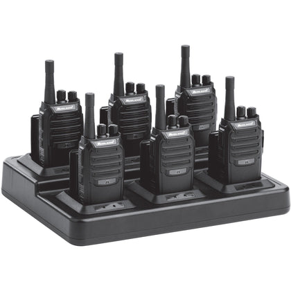 Midland BR200X6BGC BizTalk Bundle: 16 Radio Channels 142 Privacy Codes - Two-way & NOAA Radios