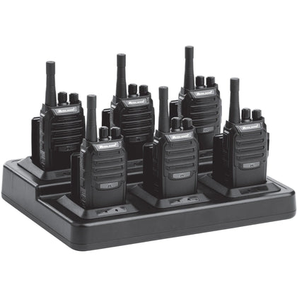 Midland BR200X6BGC BizTalk Bundle: 16 Radio Channels 142 Privacy Codes - Two-way & NOAA Radios