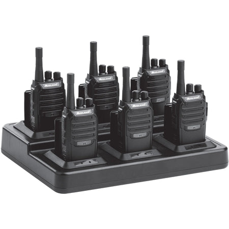 Midland BR200X6BGC BizTalk Bundle: 16 Radio Channels 142 Privacy Codes - Two-way & NOAA Radios