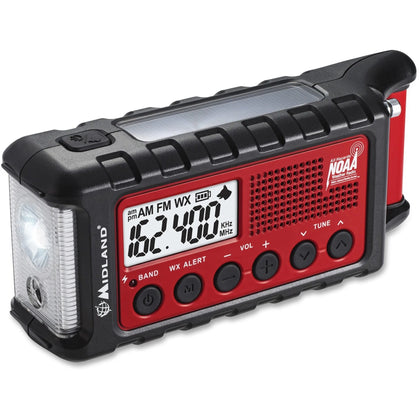 Midland ER310 E + Ready Emergency Crank Weather Radio - Stay Prepared for Any Event - Two-way & NOAA Radios