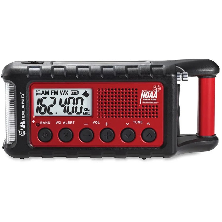 Midland ER310 E + Ready Emergency Crank Weather Radio - Stay Prepared for Any Event - Two-way & NOAA Radios