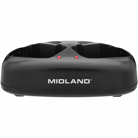 Midland GXT3000 GMRS Walkie Talkies: 50-Channels Flashlight NOAA Keypad Lock - Water Resistant - Black (2 Pack)