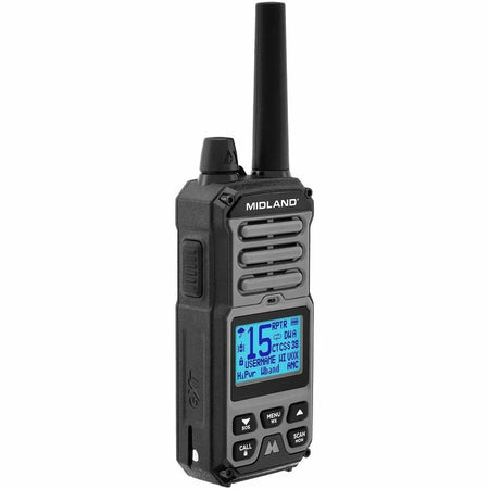 Midland GXT67 PRO GMRS Walkie Talkies - 99 Channels - NOAA Weather Radio - Two-way & Radios