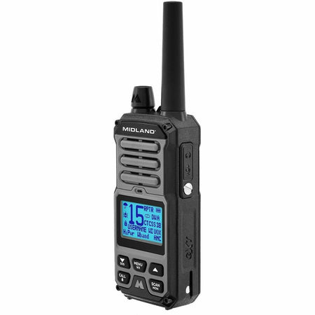 Midland GXT67 PRO GMRS Walkie Talkies - Left