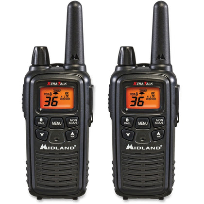 Midland LXT600VP3 Two-Way Radio: 36 Channels 22 GMRS/FRS 121 Privacy Codes - Two-way & NOAA Radios