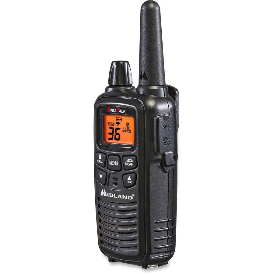 Midland LXT600VP3 Two-Way Radio: 36 Channels 22 GMRS/FRS 121 Privacy Codes - Two-way & NOAA Radios