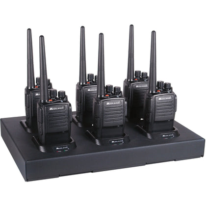 Midland MB400 Business Radio: 16 Channels 142 Privacy Codes 4W Waterproof Dustproof - Black - Two-way & NOAA Radios