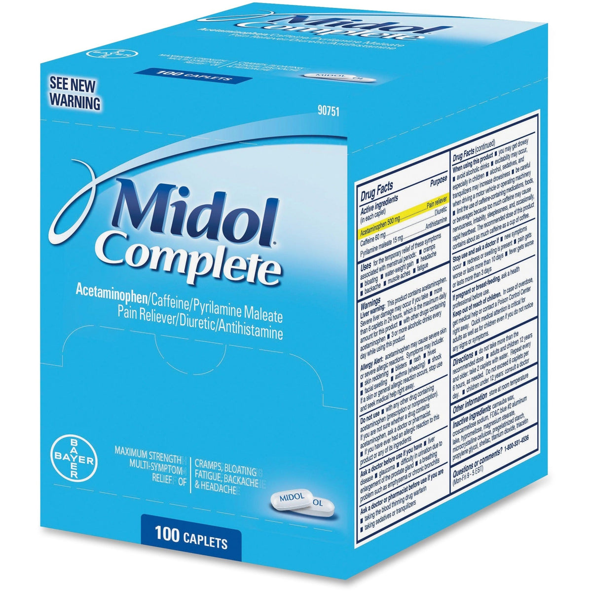 Midol Complete Pain Reliever Caplets - 2000