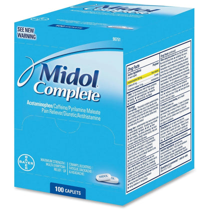 Midol Complete Pain Reliever Caplets - Relief for Menstrual Cramps & More - Medications