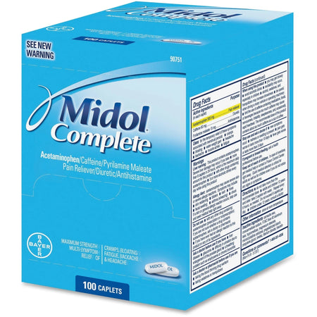 Midol Complete Pain Reliever Caplets - Relief for Menstrual Cramps & More - Medications