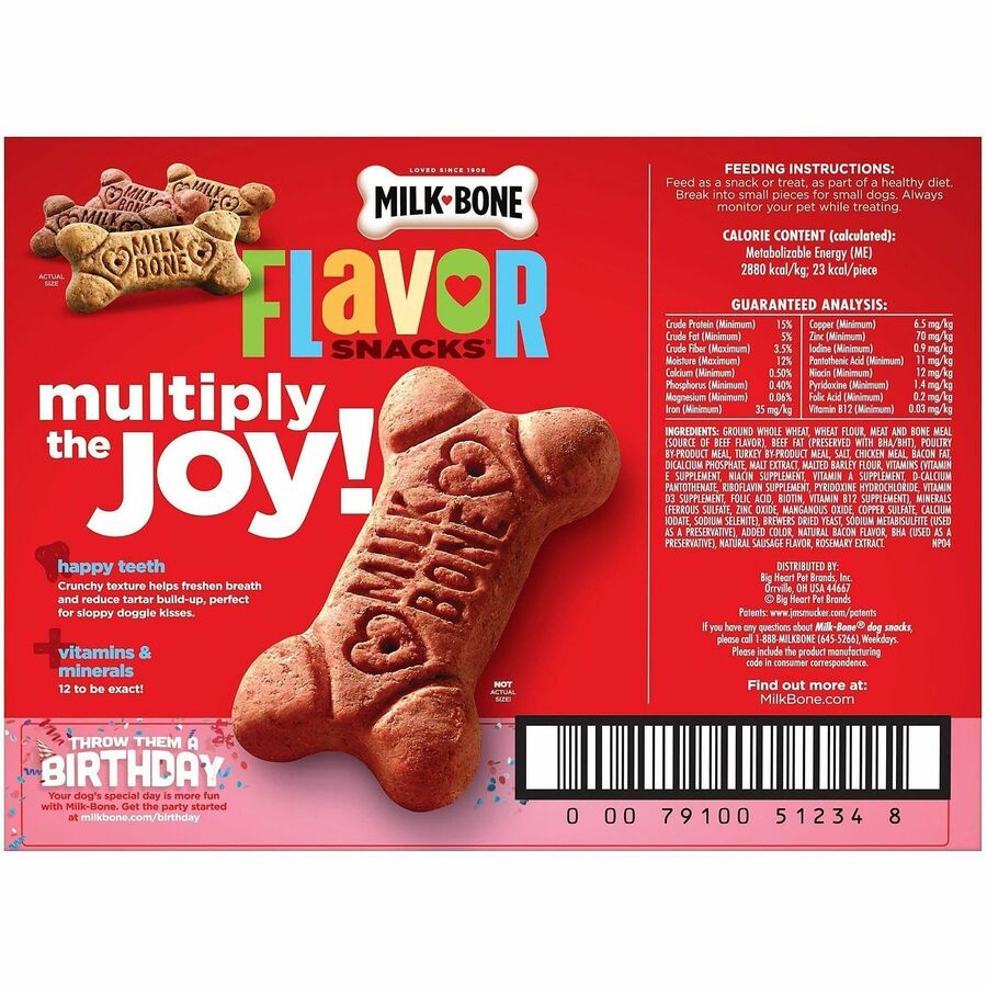 Milk-Bone Flavor Snacks Dog Biscuits - Bottom