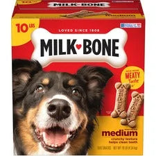 Milk-Bone Original Dog Treats: Meat Flavor 10 lb Pack - Snacks