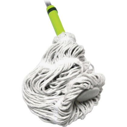 Miller’s Creek Cotton Twist Mop: Sponge Head Looped Ends Ergonomic Handle - Mops & Refills