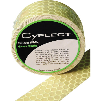 Miller’s Creek Honeycomb Reflective Adhesive Tape - 5ft x 1.50’’ - Yellow - Shipping & Mailing - Safety