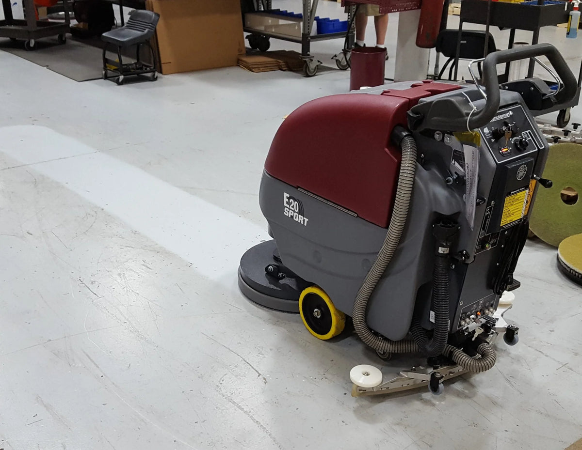 Minuteman E20-Sport 20″ Walk-Behind Floor Scrubber, High-Performance Scrub Polish & Finish Remover