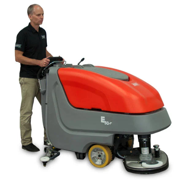 Minuteman E30 30″ Walk‑Behind Floor Scrubber, Heavy‑Duty Disc with Traction Drive