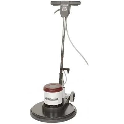 Minuteman Front Runner 20″ Floor Machine (FR20115‑11), Commercial Rotary Scrubber & Buffer with Pad Driver - Pads