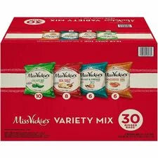 Miss Vickie’s Chips: Cholesterol-Free Trans Fat-Free Variety Pack - 30 Bags - Sweets