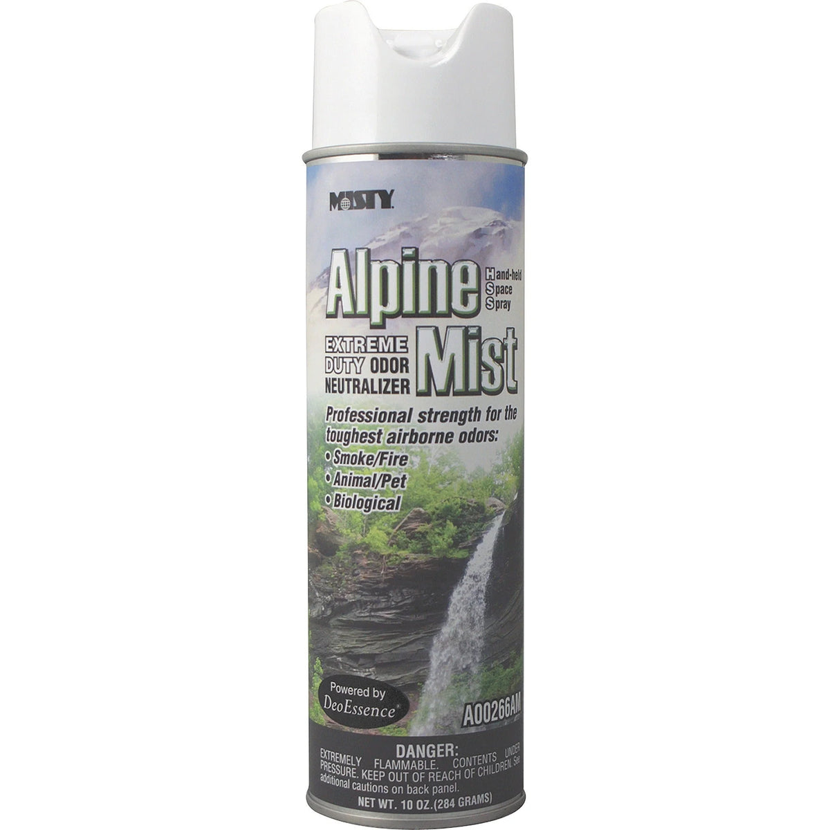 MISTY Alpine Mist Extreme Odor Neutralizer - 10 fl oz Spray - 12/Carton - Air Fresheners