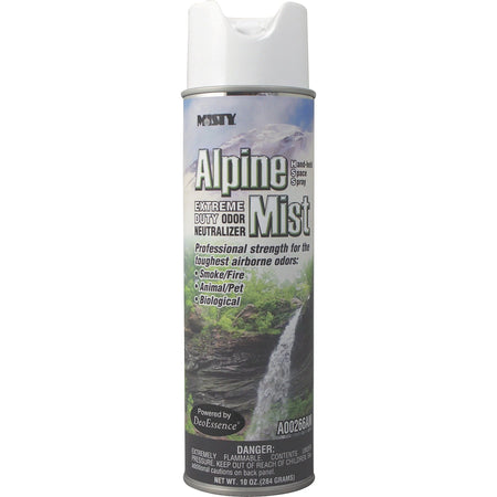MISTY Alpine Mist Extreme Odor Neutralizer - 10 fl oz Spray - 12/Carton - Air Fresheners