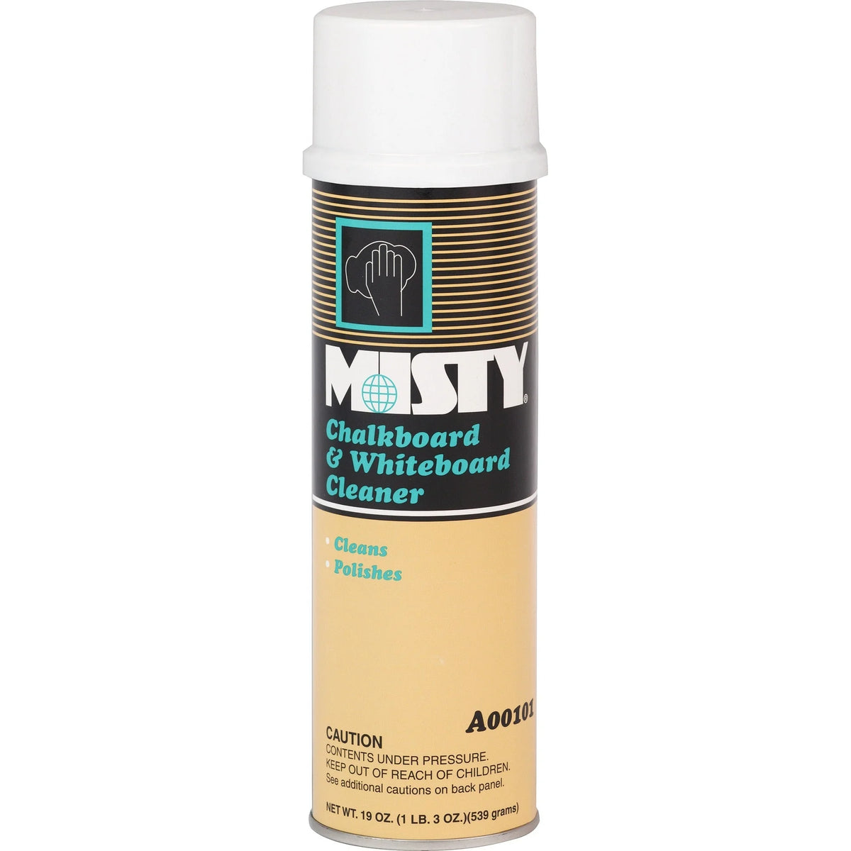 MISTY Chalkboard/Whiteboard Cleaner - Foam Spray - Sassafrass Scent - 19 fl oz - Board & Easel Accessories