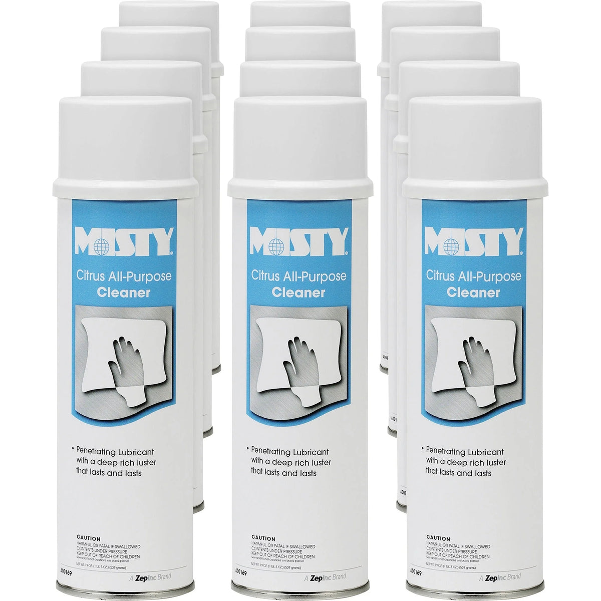 MISTY Citrus All-Purpose Cleaner: Aerosol Foam Spray 19 fl oz - Scent - Multipurpose Cleaners
