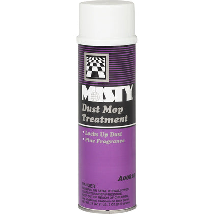 MISTY Dust Mop Treatment - For Multi Surface Multipurpose - Spray - 18 fl oz (0.6 quart) - Pine Scent - No-wax Water