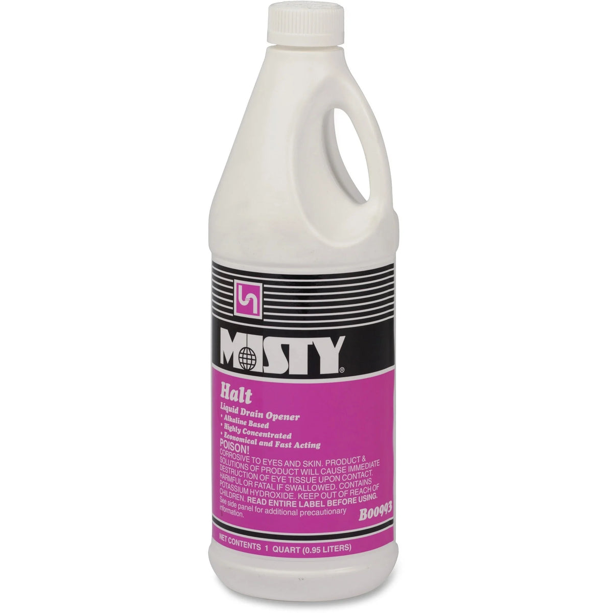 MISTY Halt Liquid Drain Opener - 32 fl oz - Water Soluble - Cleaners