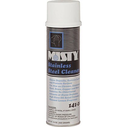 MISTY Stainless Steel Cleaner - Lemon Scent - Oil Based - 1 Each - Specialty Cleaners