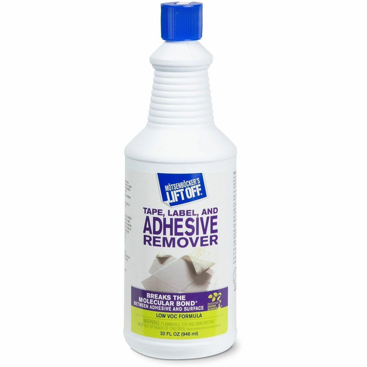 Mötsenböcker Lift Off Tape Adhesive Remover - 1 Quart - Multi-Surface Residue - Removers