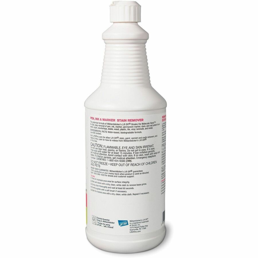 Mötsenböcker's Lift Off Pen/Ink/Marker Stain Remover - Rear