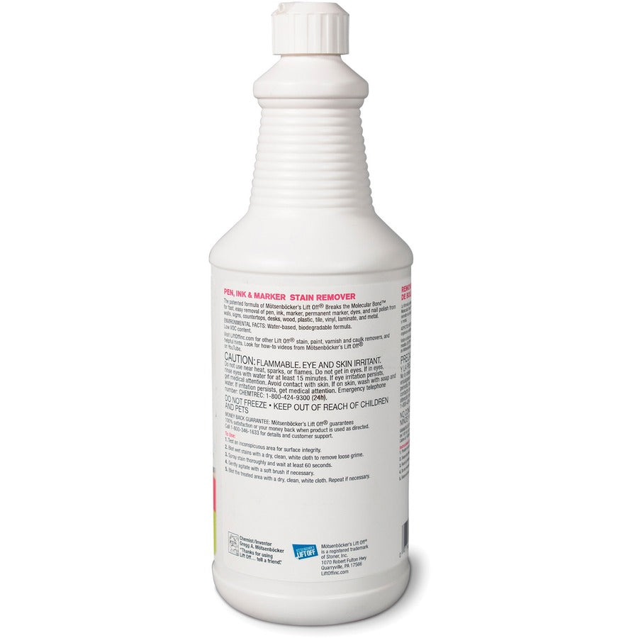 Mötsenböcker's Lift Off Pen/Ink/Marker Stain Remover - Rear