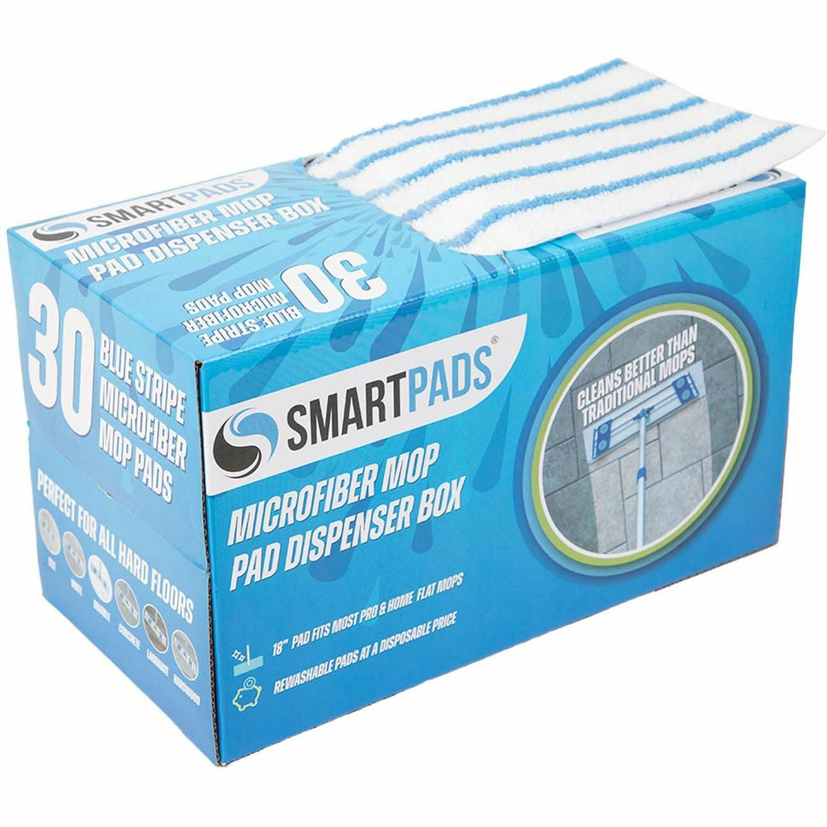 Monarch Microfiber Wet/Dry Mop Pad Refills - 2000